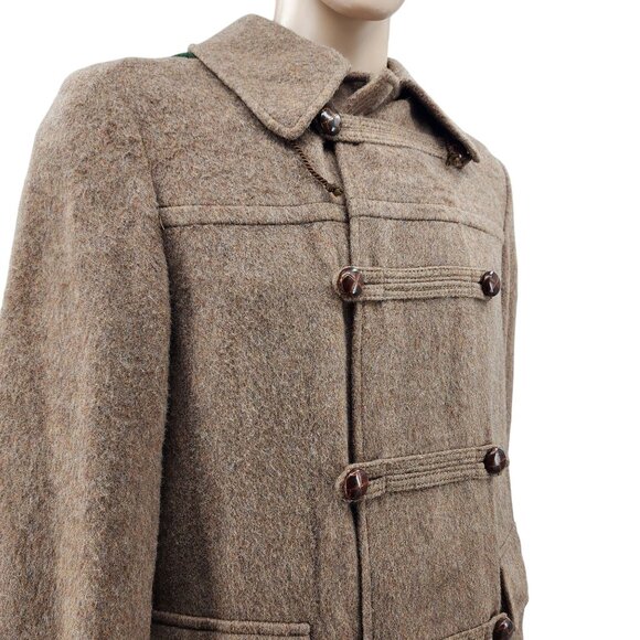 Vintage Herren Lodenfrey München Wool Blend Duffel Coat, Men's Large - Picture 1 of 9
